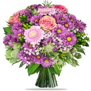 Úchvatný fialový mix květin